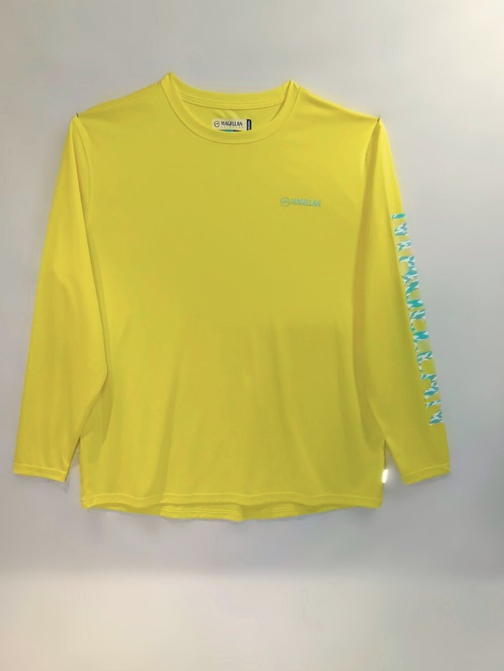 Magellan Outdoors Large Women's Boyfriend Fit Yellow Long Sleeve Top